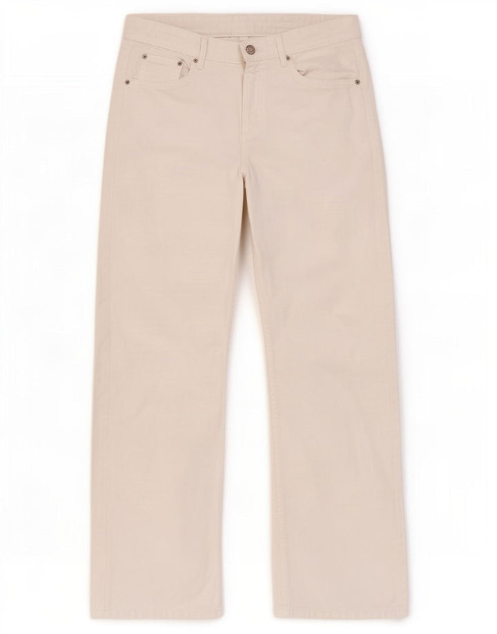 Massimo Dutti Jean ample pour femme EU 38 Small W28 L31 Blanc