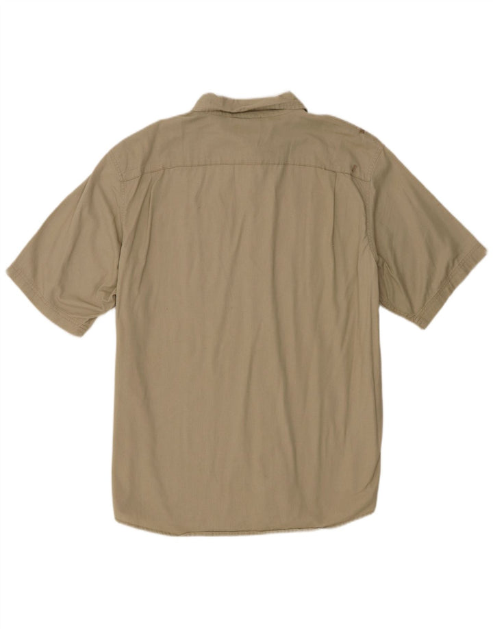 Wrangler Chemise à manches courtes pour homme XL Coton kaki