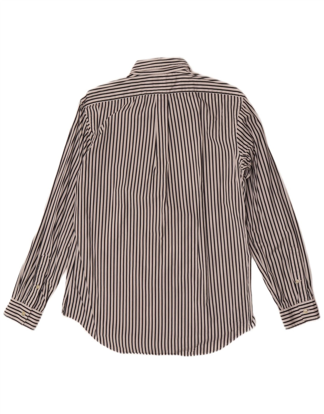 Ralph Lauren Chemise homme en coton à fines rayures blanches moyennes