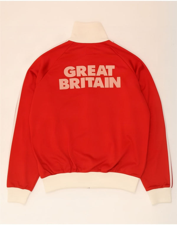 Adidas Veste de survêtement pour homme Grande-Bretagne Rouge Large Colorblock