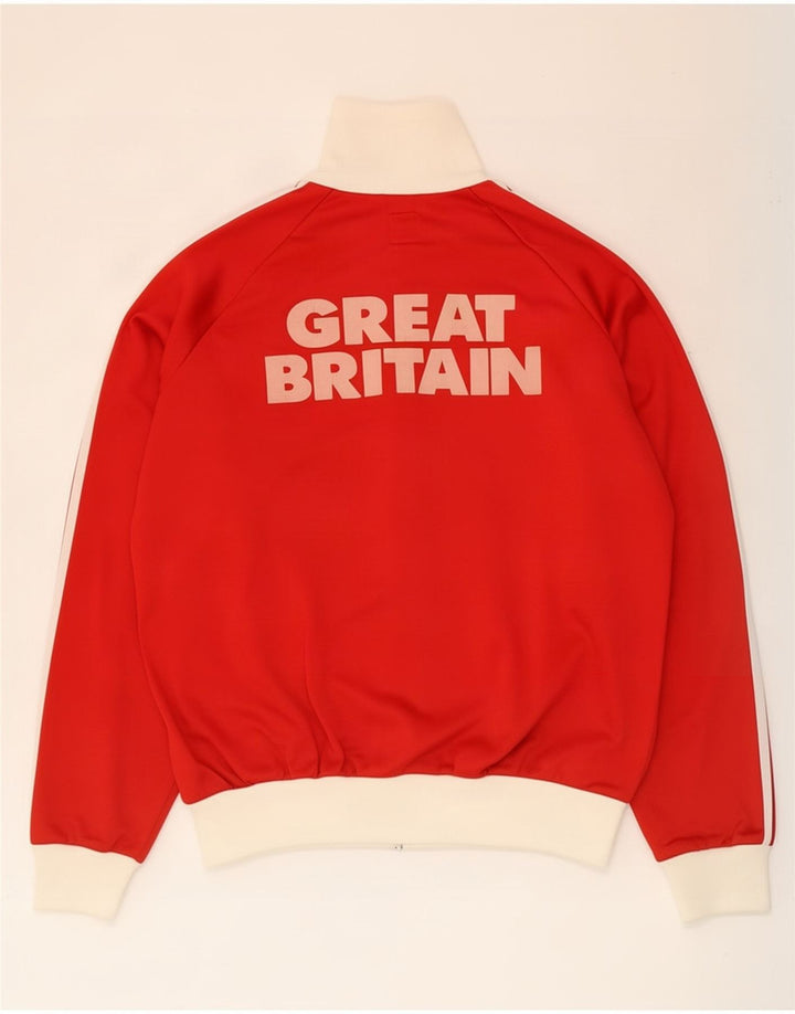 Adidas Veste de survêtement pour homme Grande-Bretagne Rouge Large Colorblock