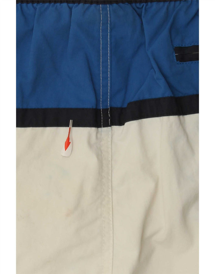 Champion Short de Bain Homme Large Blanc Colorblock