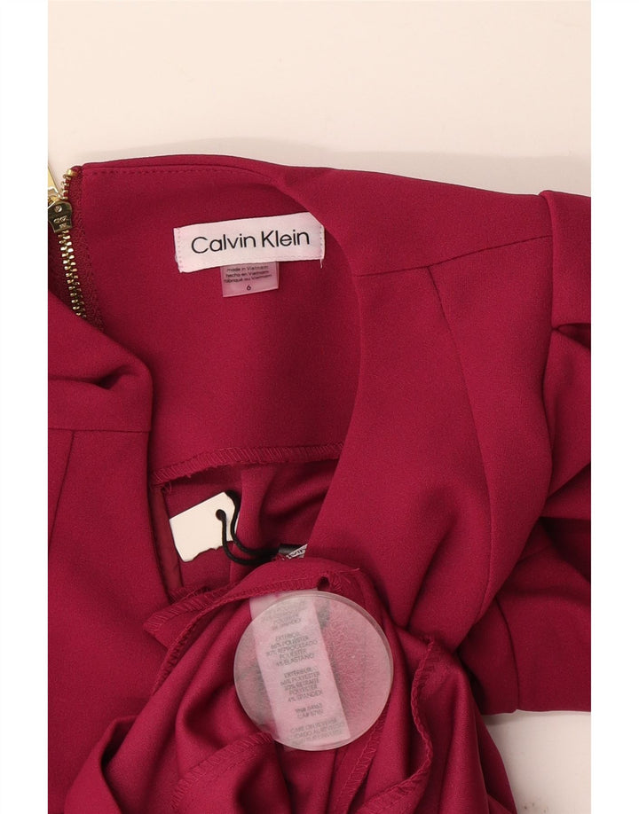 Calvin Klein Robe fourreau pour femme US 6 Petit Rose Polyester