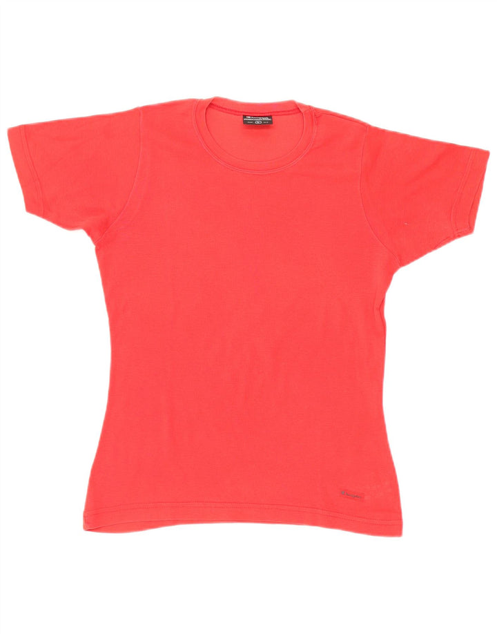 Champion T-Shirt Femme UK 14 Large Rouge