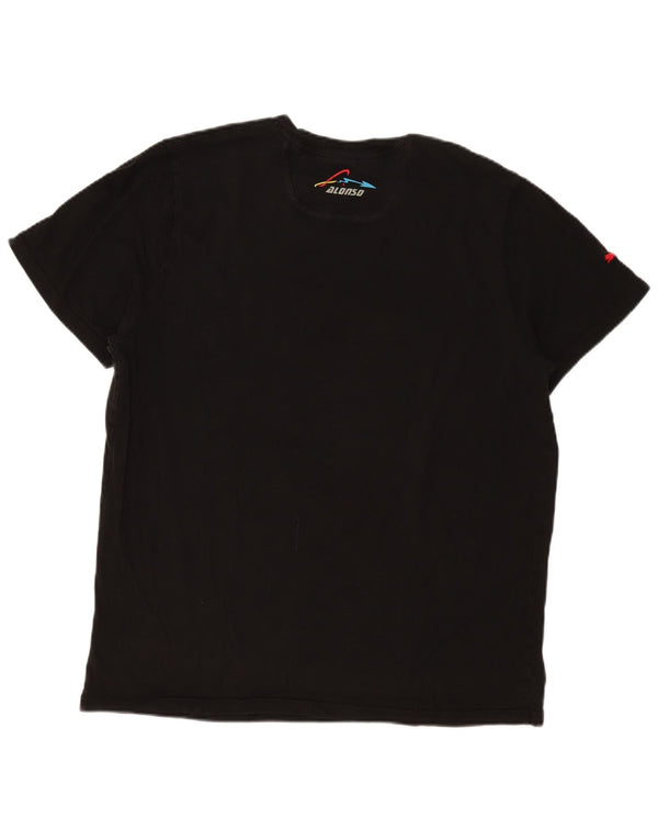 Puma T-shirt graphique pour homme 2XL Noir