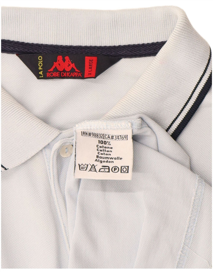 Kappa Polo Homme XL Bleu Coton