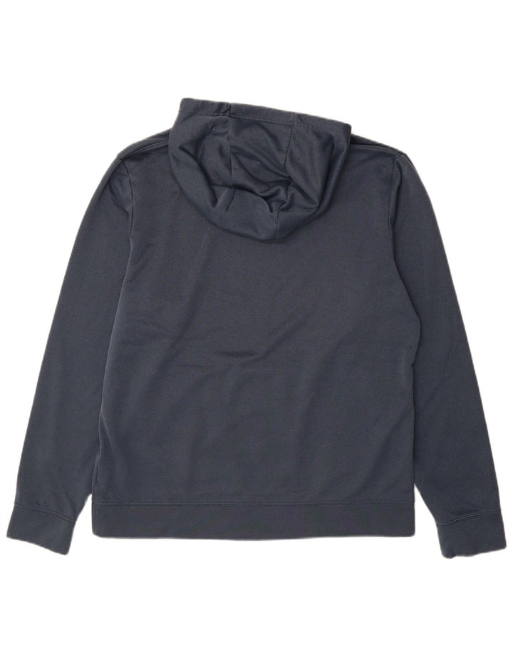 The North Face Pull à capuche graphique pour homme Large Bleu marine Polyester