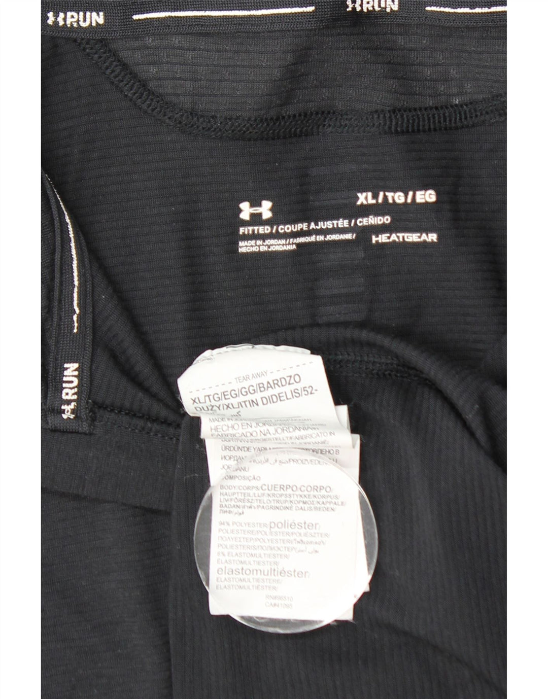 UNDER ARMOUR Haut de survêtement Heat Gear pour homme avec col zippé XL Noir