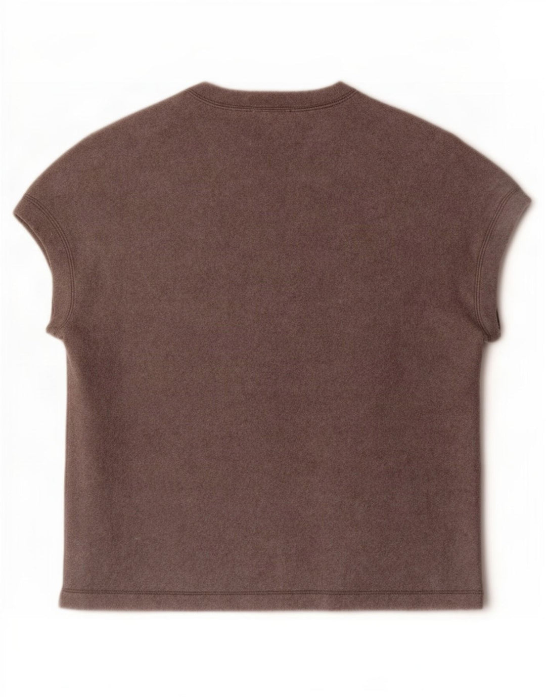 Zara T-Shirt Femme Top UK 14 Acrylique Gris Moyen