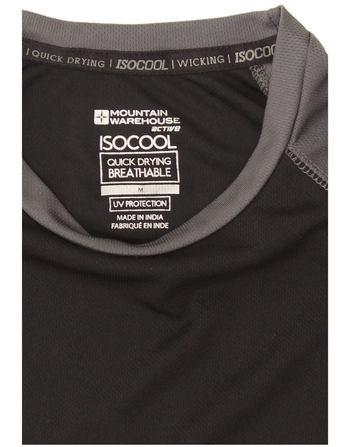 Mountain Warehouse T-Shirt Homme Noir Moyen Colourblock