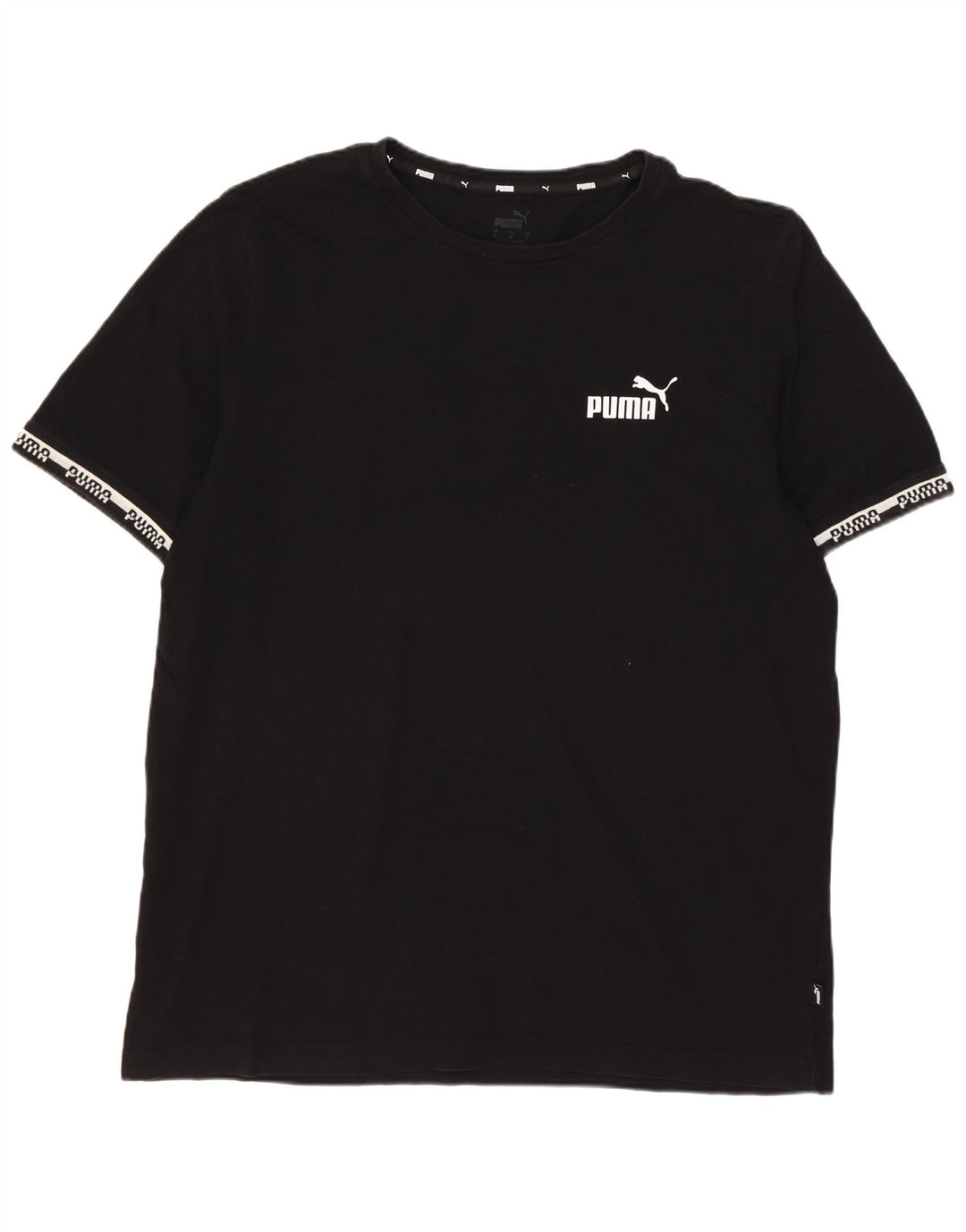 Puma T-shirt graphique pour hommes, grand, noir