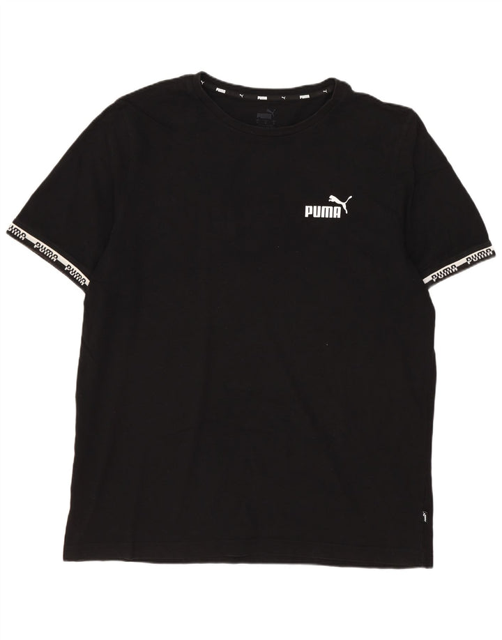 Puma T-shirt graphique pour hommes, grand, noir