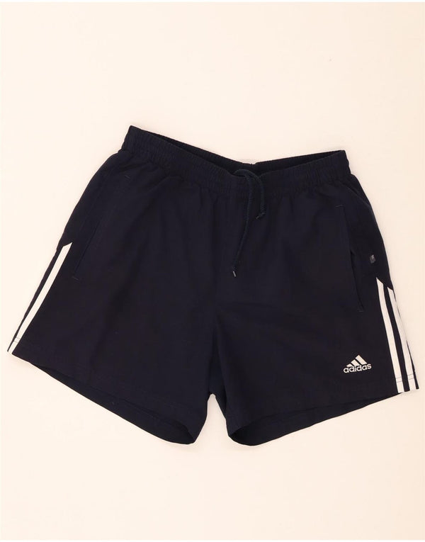 Adidas Short de sport pour homme en polyester noir moyen