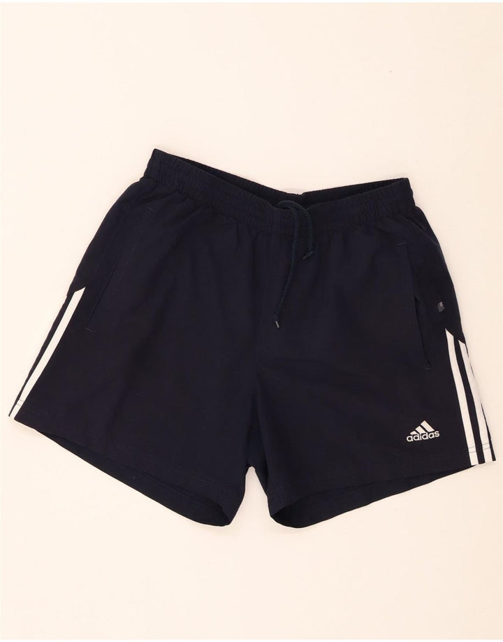 Adidas Short de sport pour homme en polyester noir moyen