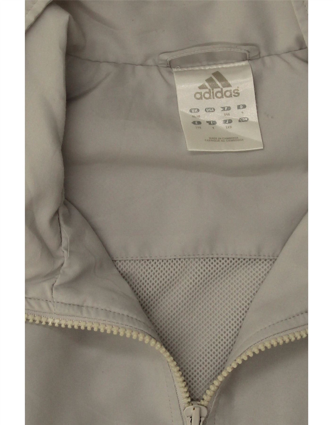 Adidas Veste de survêtement pour homme UK 46/48 XL Gris Polyester