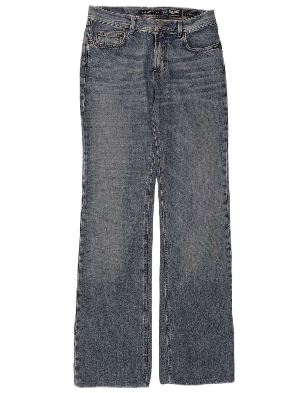 Gas Jean Bootcut Femme W29 L34 Bleu Coton