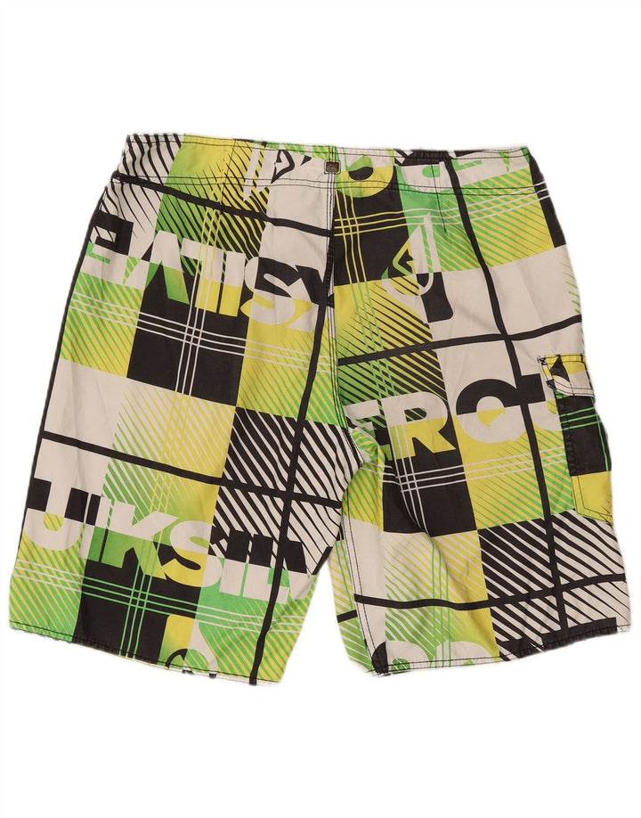 O'Neill Short de bain graphique pour homme XL à carreaux verts
