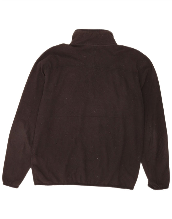 The North Face Pull polaire à col zippé pour homme Noir moyen Polyester