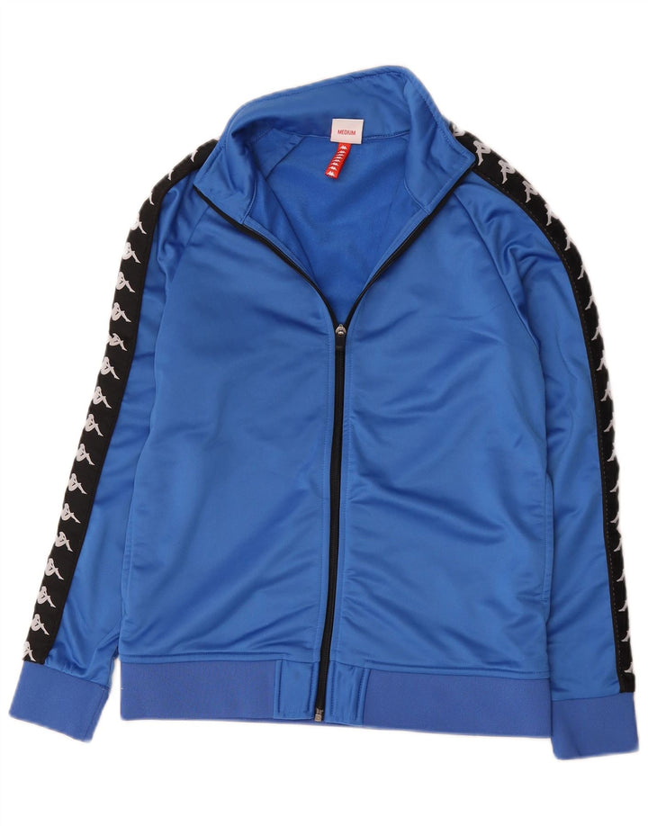 Kappa Veste de survêtement graphique pour femme UK 12 Bleu moyen Colourblock