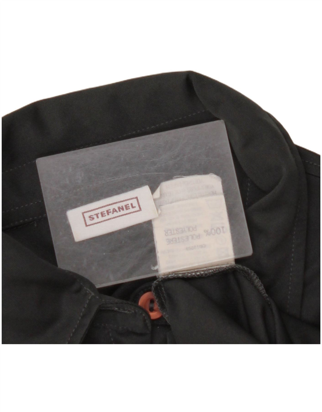 STEFANEL Chemisier Femme UK 10 Petit Noir Polyester