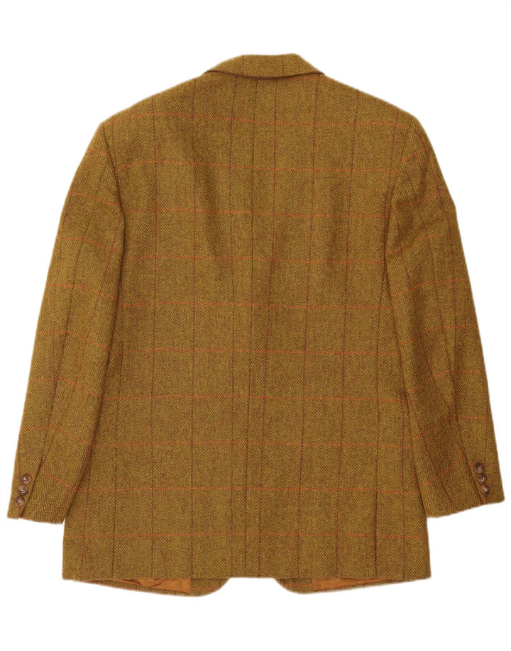 Henry Cottons Veste blazer à 2 boutons pour homme IT 48 Kaki moyen à chevrons