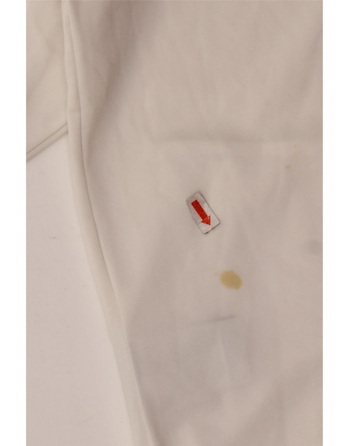 FILA Veste de survêtement pour femme UK 12 Medium Blanc Polyester