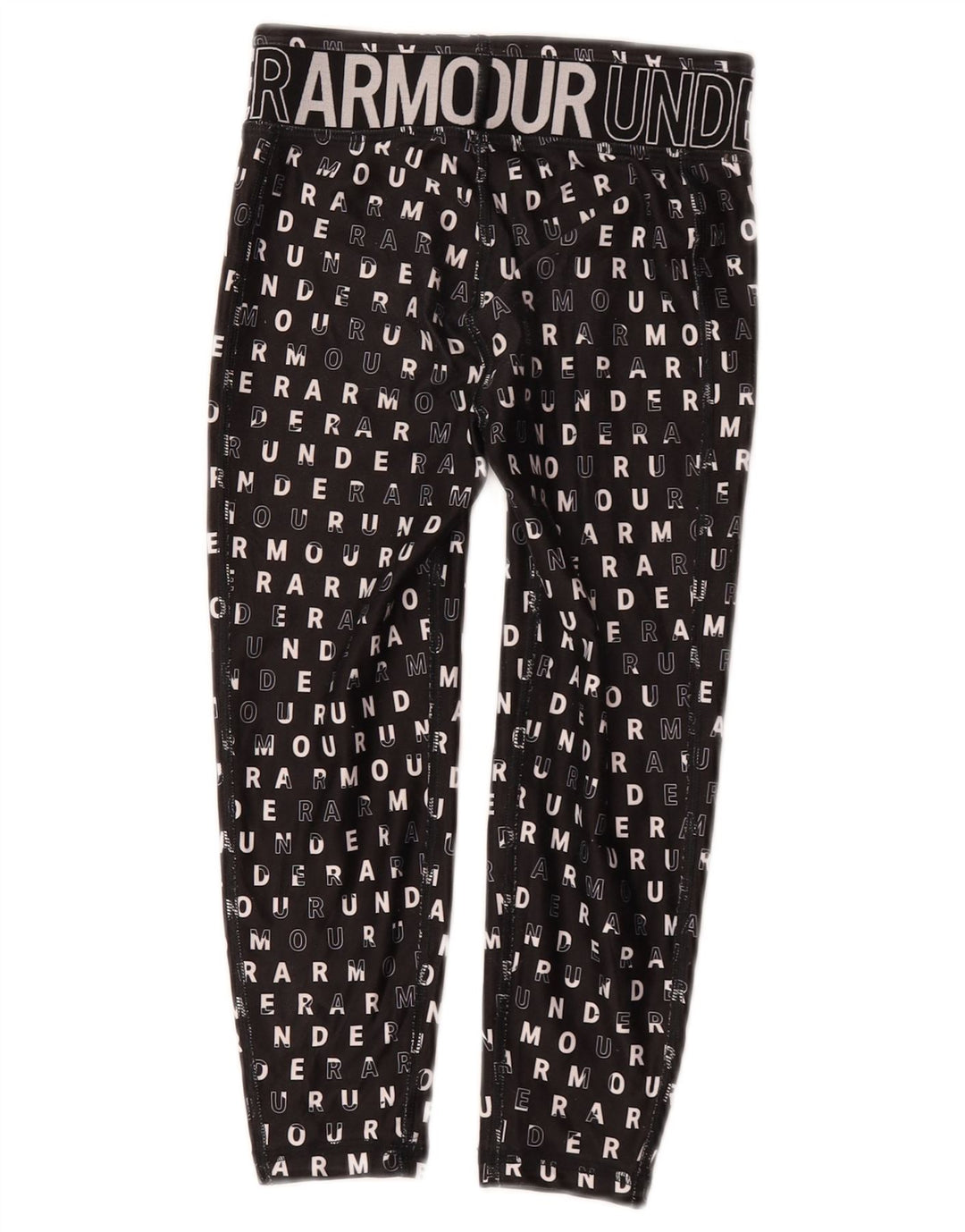 Under Armour Leggings Graphiques Filles 7-8 ans Petit Noir Polyester