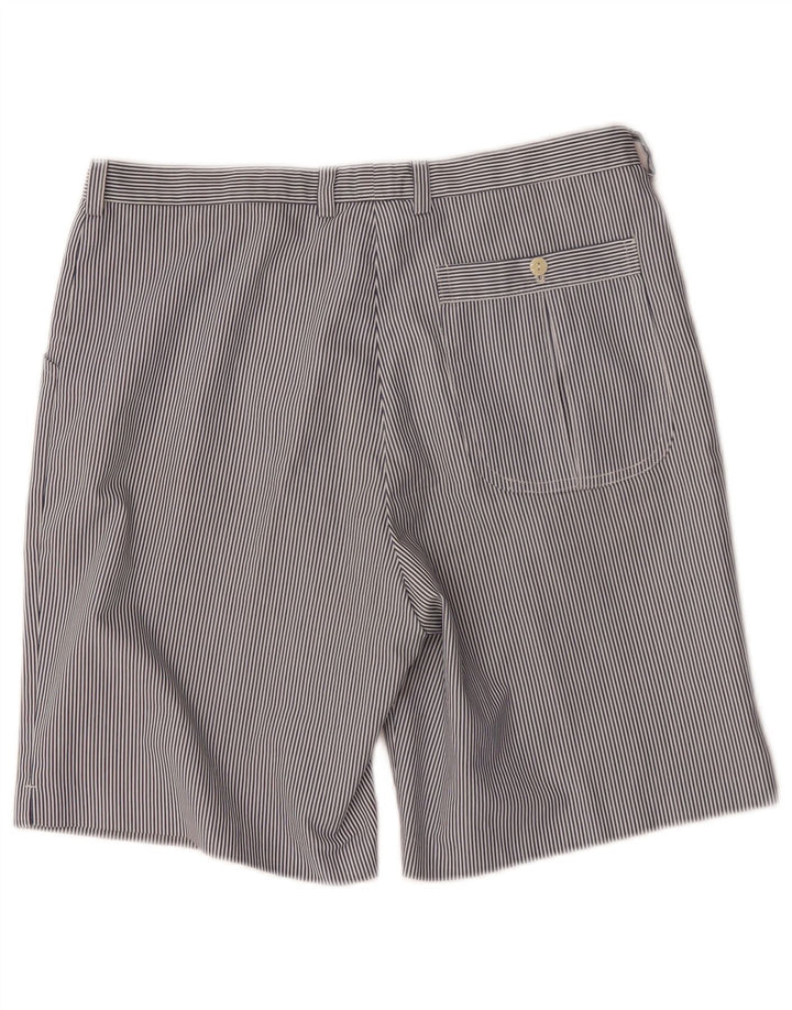 Fila Short décontracté pour femme W32 Large Bleu à fines rayures
