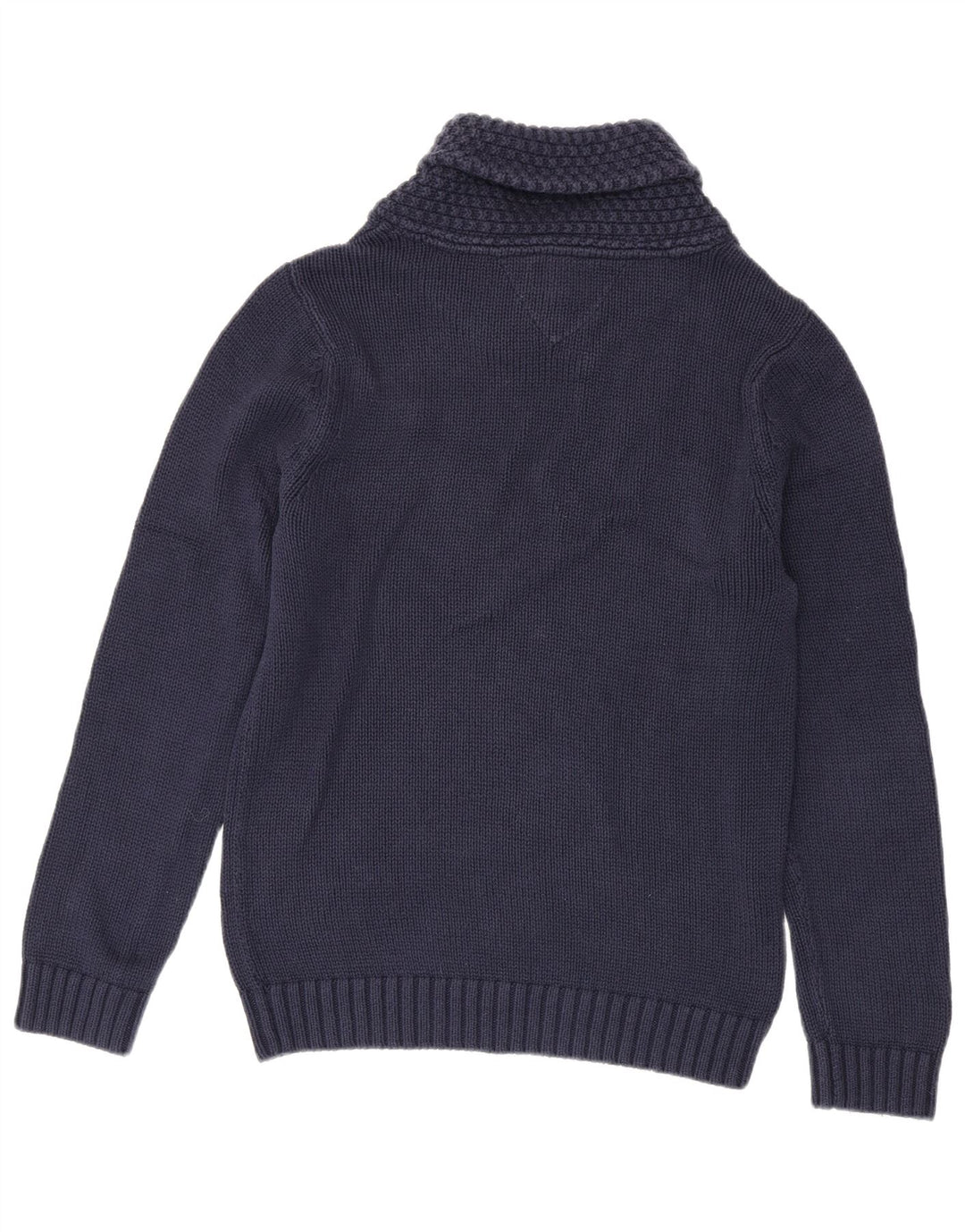 Tommy Hilfiger Pull Col Châle Homme Bleu Marine Moyen