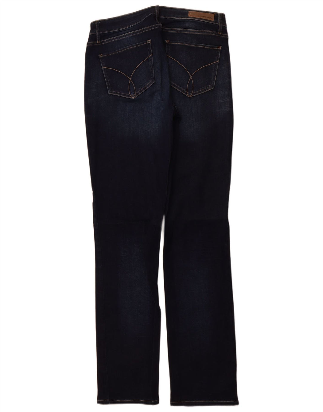 Calvin Klein Jean droit femme W29 L32 bleu marine coton