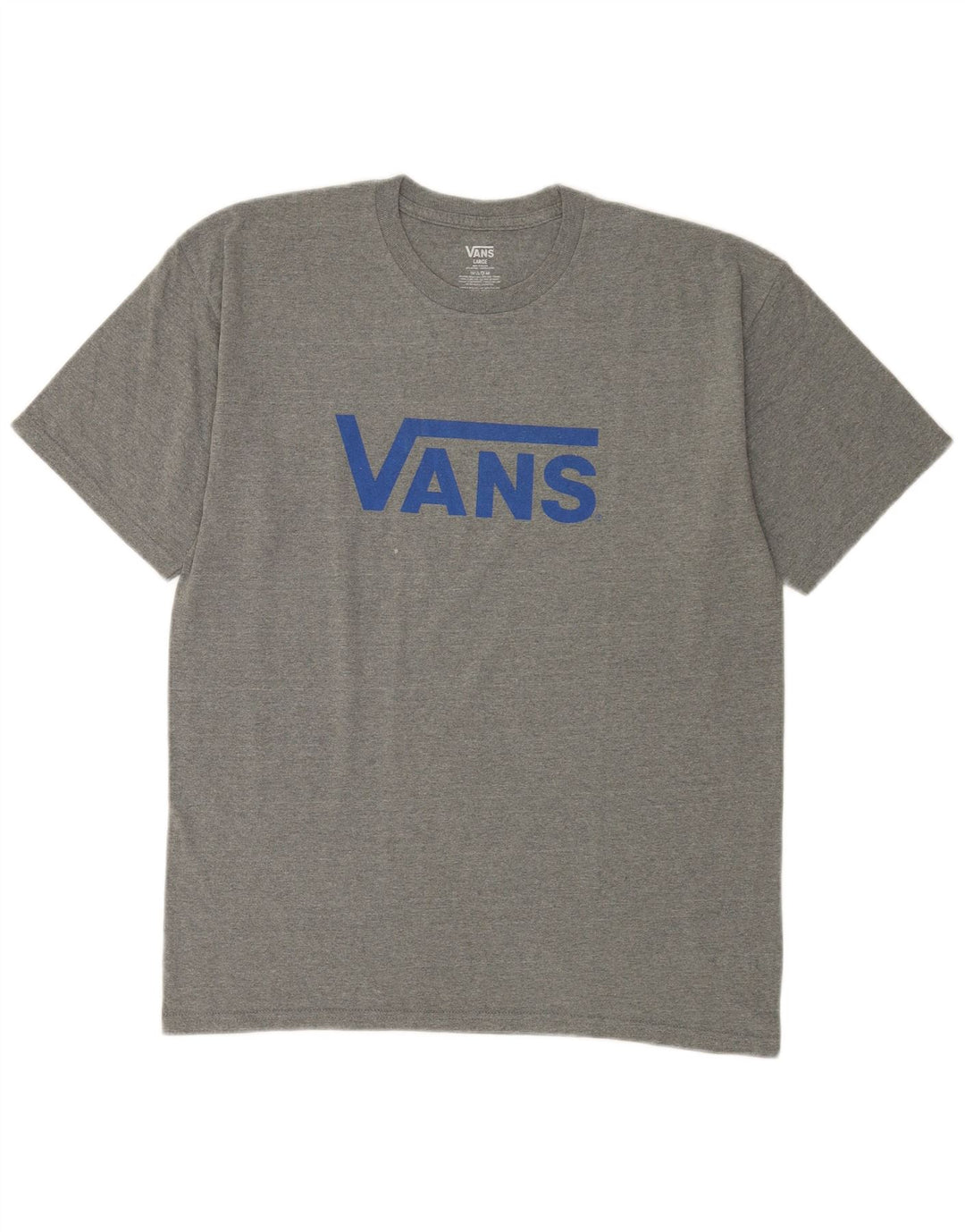 Vans T-shirt graphique pour hommes, grand coton moucheté gris