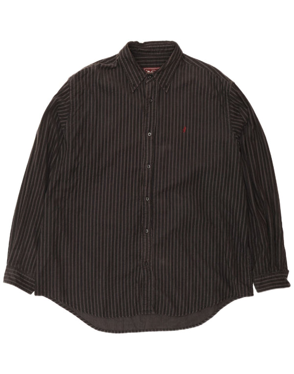 Marlboro Classics Chemise Homme 2XL Coton Rayé Marron