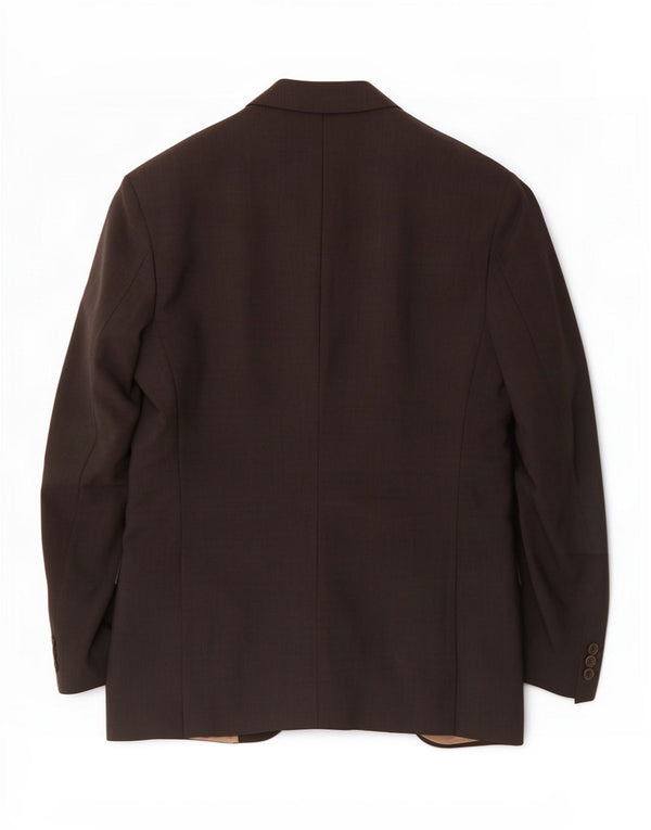 Marks & Spencer Veste blazer à 2 boutons pour homme UK 40 Gris moyen Laine vierge