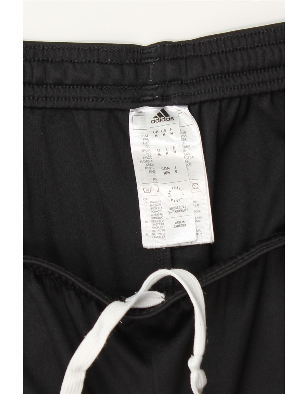 ADIDAS Short de sport homme noir moyen polyester