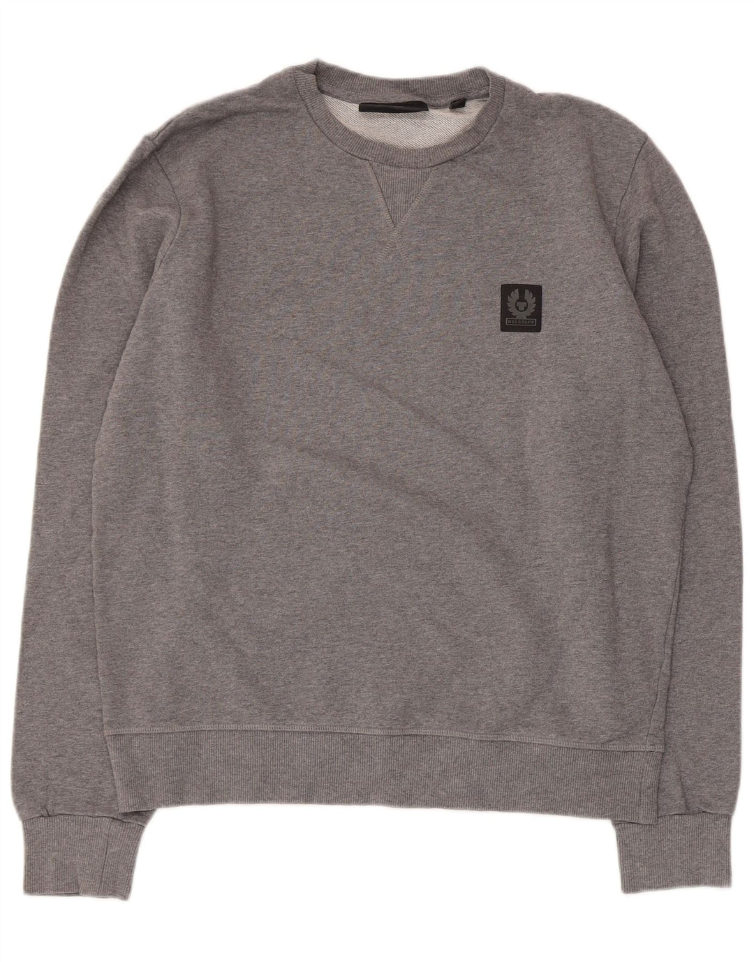 Belstaff Sweat-shirt pour femme UK 20 2XL Gris Coton