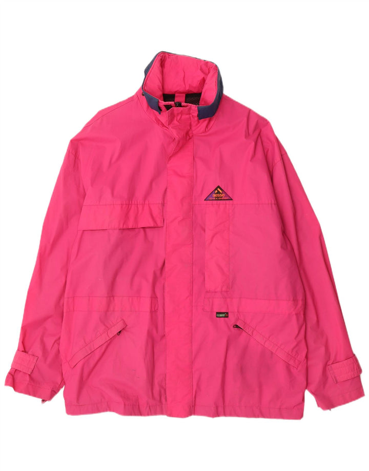 Aesse Veste coupe-vent pour homme UK 40 Large Rose Colourblock Polyamide