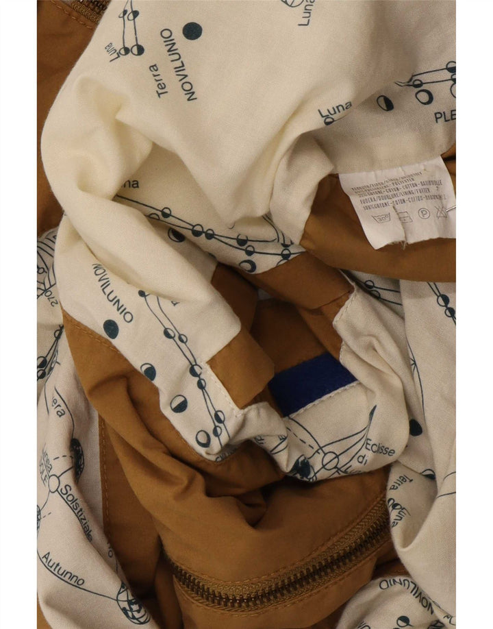 Stratos Veste bomber à capuche pour homme UK 40 Large Beige Polyester