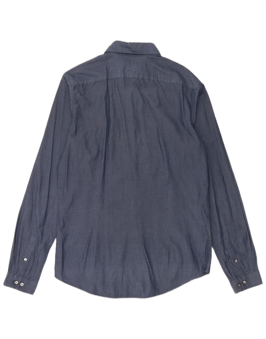CALVIN KLEIN Chemise Slim Fit Homme Taille 40 Coton Bleu Marine Moyen