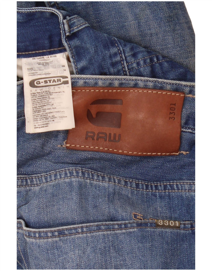 G-Star Jean Slim Homme W38 L32 Bleu Coton