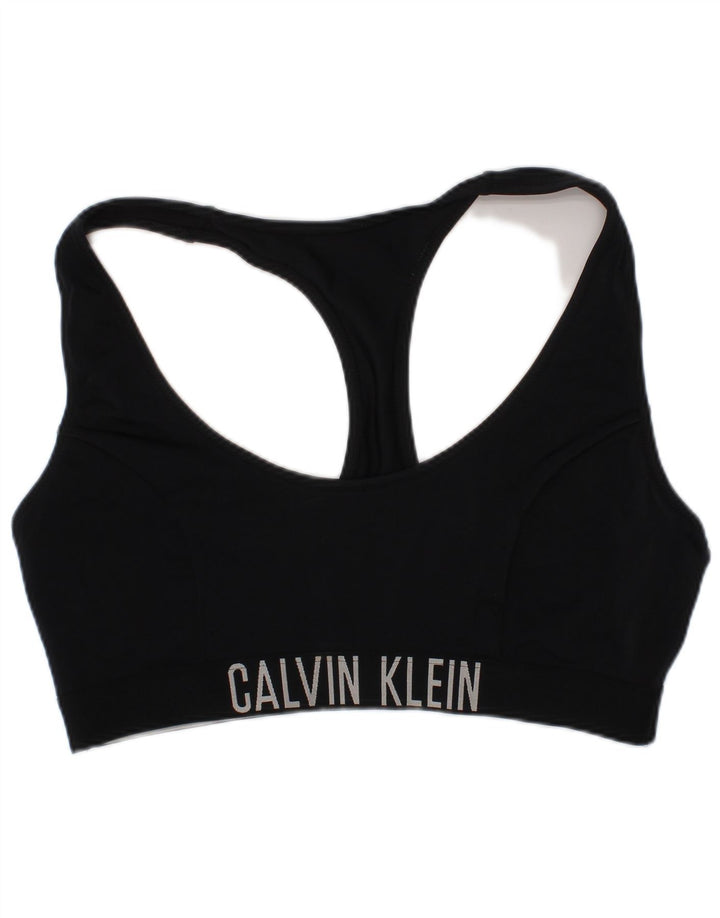 Calvin Klein Haut de Brassière Graphic Sport Femme Noir Moyen Polyamide