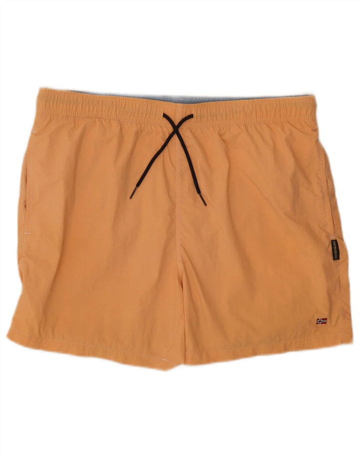 Napapijri Short De Bain Homme Large Orange Polyamide