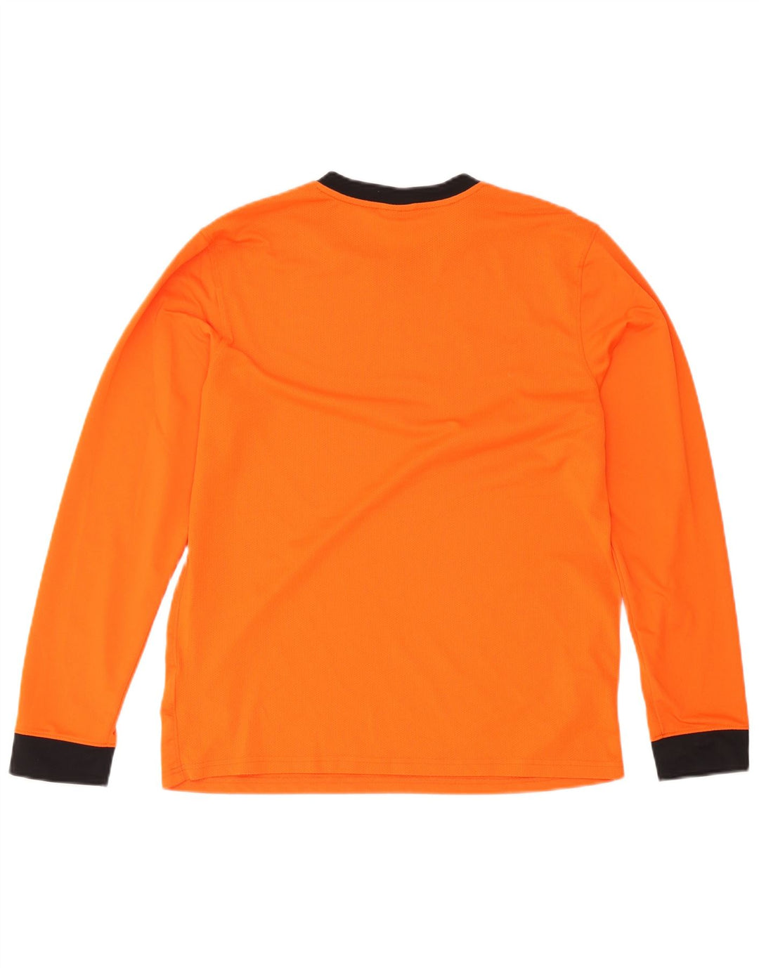 Nike Haut Dri Fit à manches longues pour homme en polyester color block orange Taille L