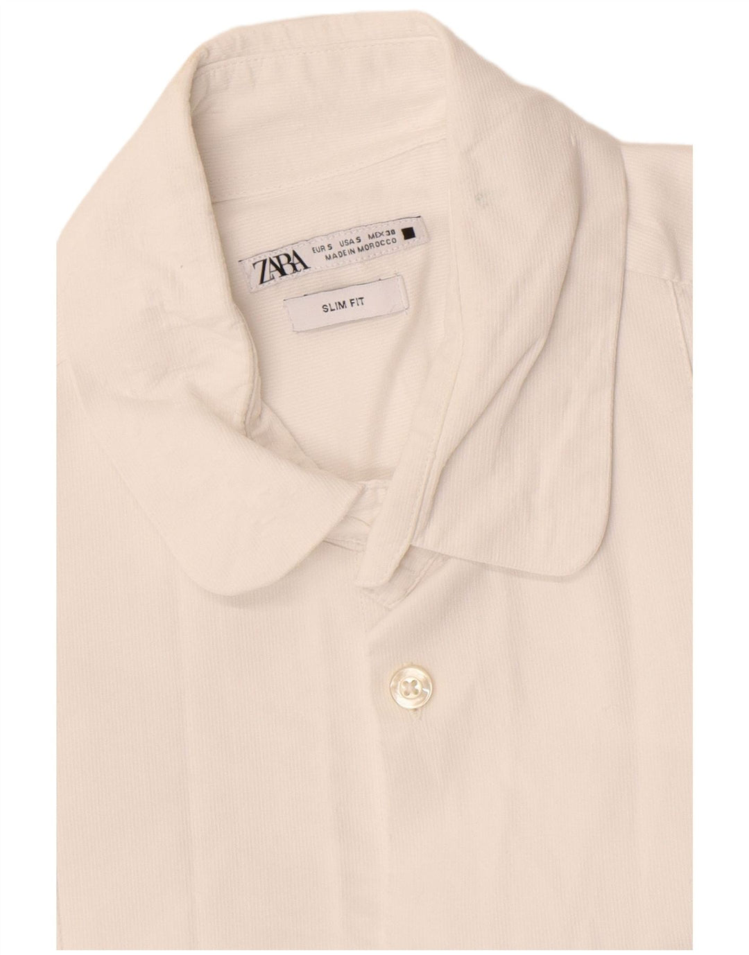 Zara Chemise Slim Fit Petit Blanc Homme