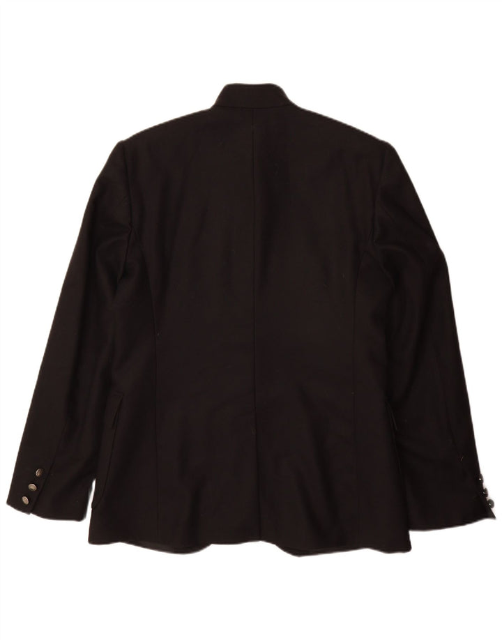 French Connection Veste utilitaire pour homme UK 38 Laine noire moyenne