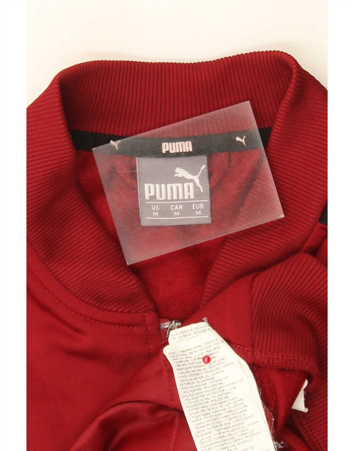 Puma Veste de Survêtement Graphique Homme Bordeaux Moyen Colourblock