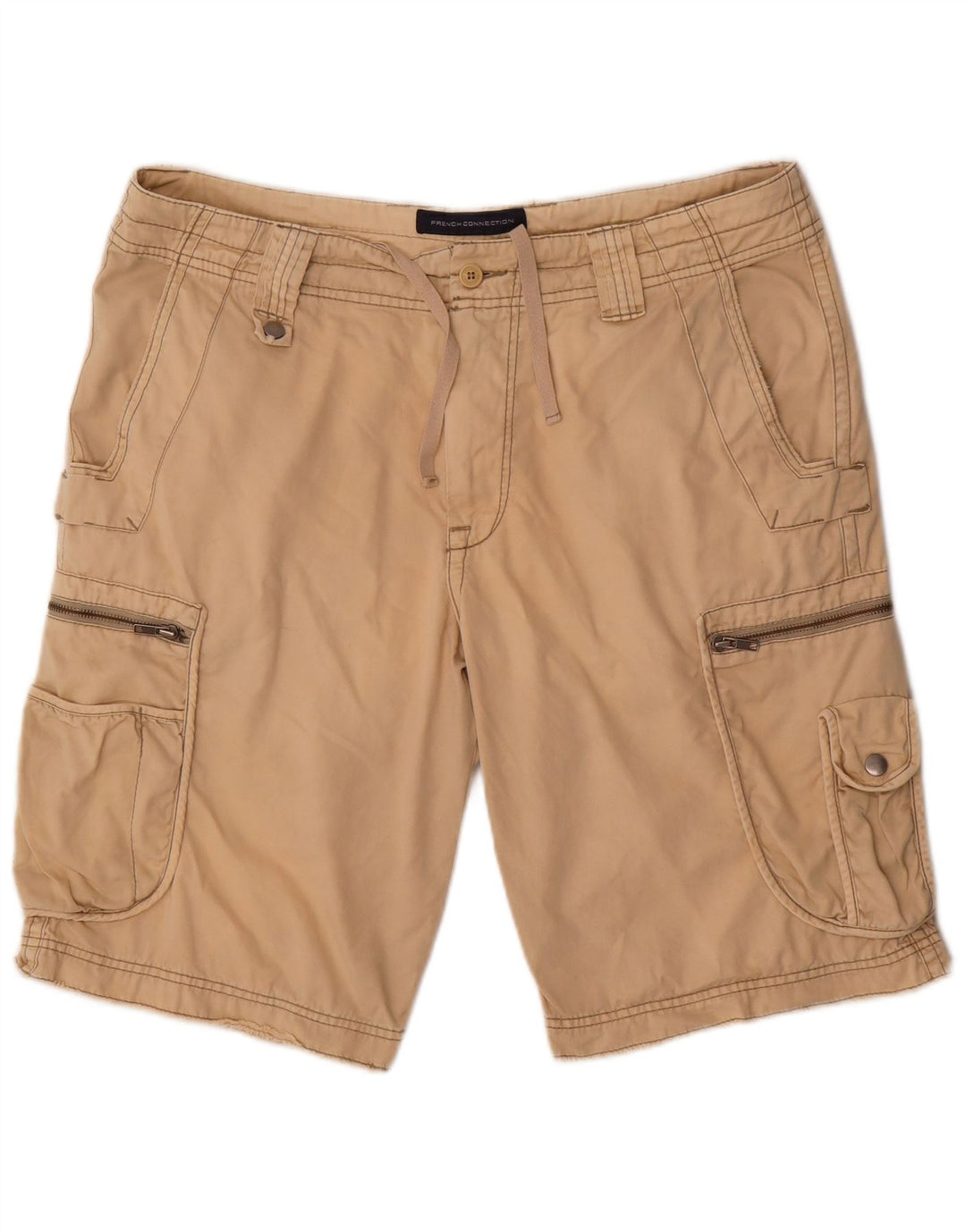 French Connection Short Cargo Homme W38 XL Coton Beige