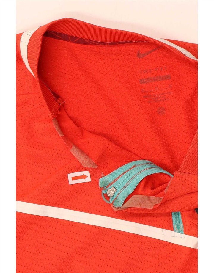 Nike T-shirt graphique à manches courtes pour homme Rouge moyen Polyester