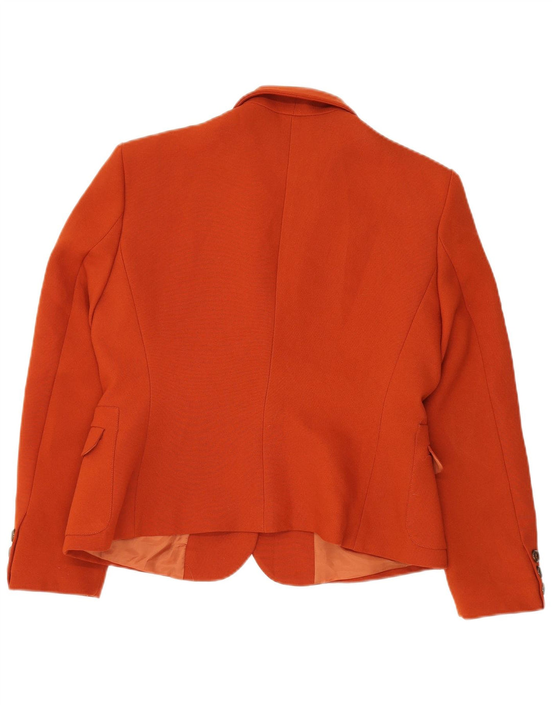 HALFON Veste Blazer 1 Bouton Femme IT 48 XL Orange Polyester