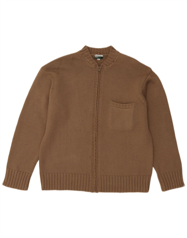 Paul Smith Pull Cardigan Femme UK 20 2XL Laine Beige