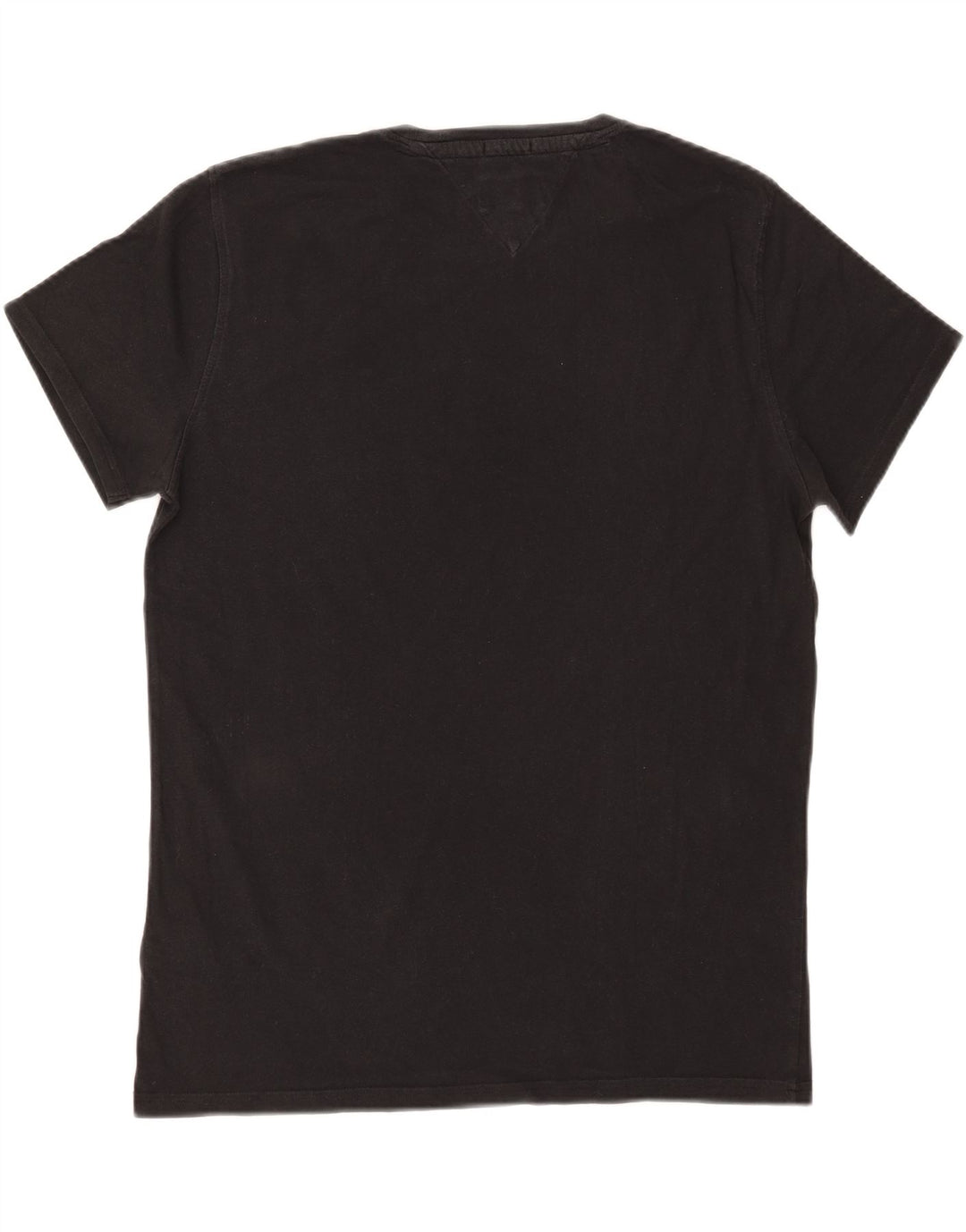 Tommy Hilfiger T-Shirt Regular Fit Homme Coton Noir Moyen